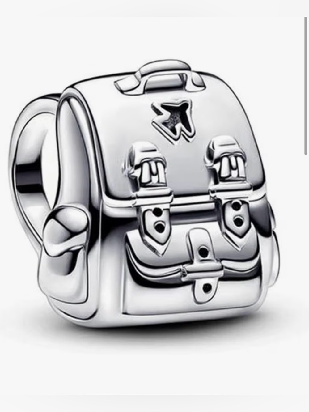 Sterling Silver Adventure Backpack Charm